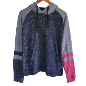 Black Jack Long Sleeve Hoodie Black Gray Red Men's Small Blokecore